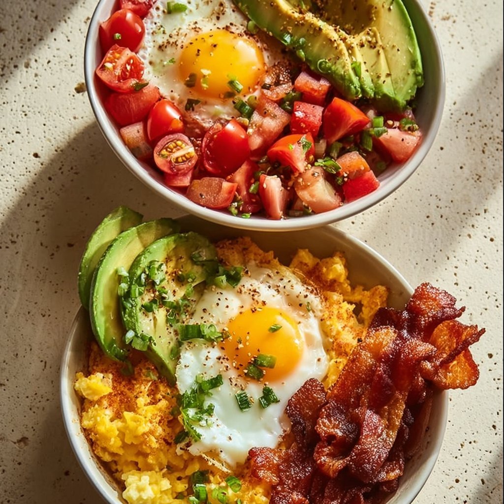 High Protein Breakfast Bowls