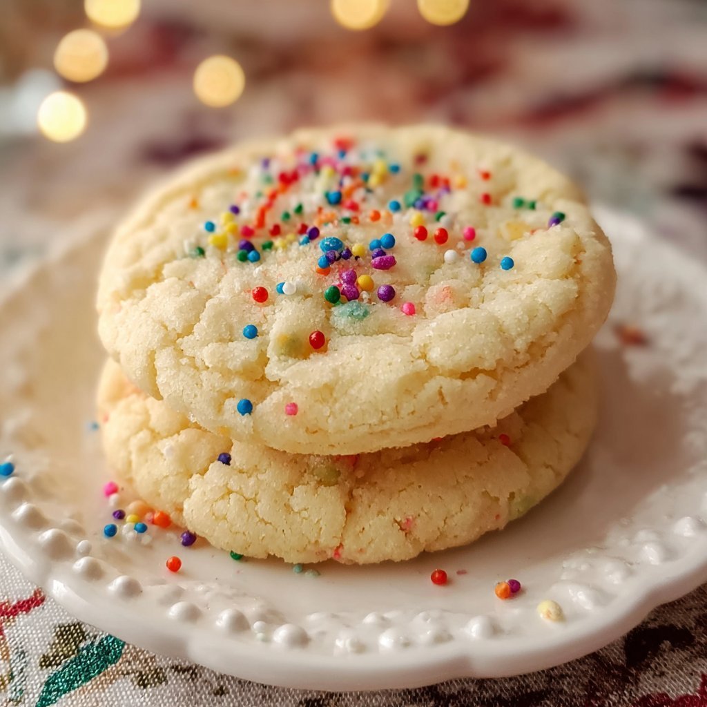 3 Ingredient Sugar Cookies