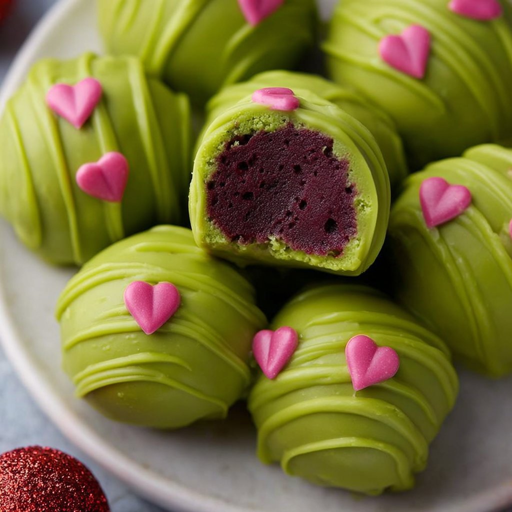 Grinch Oreo Truffles