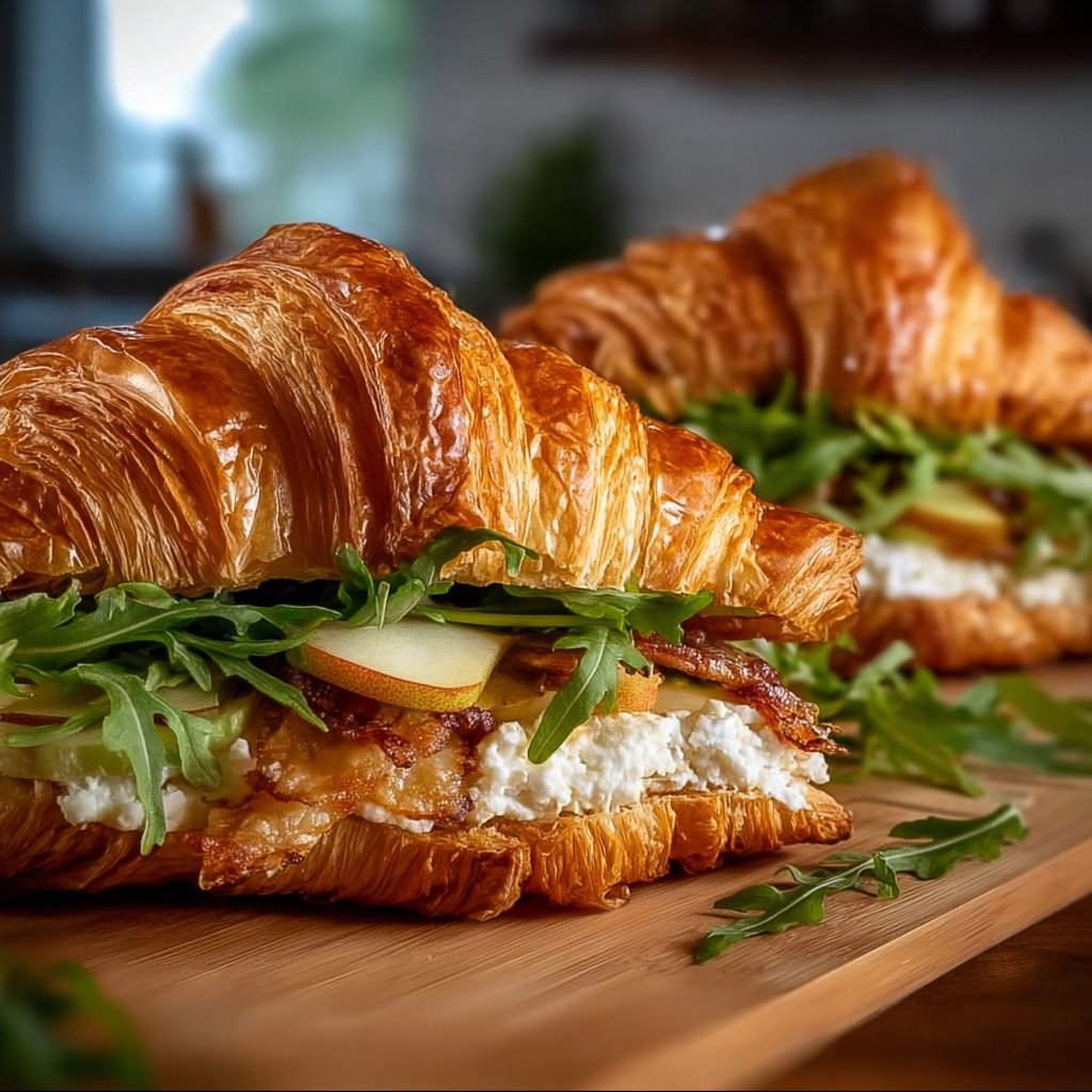 Apple Goat Cheese Croissant