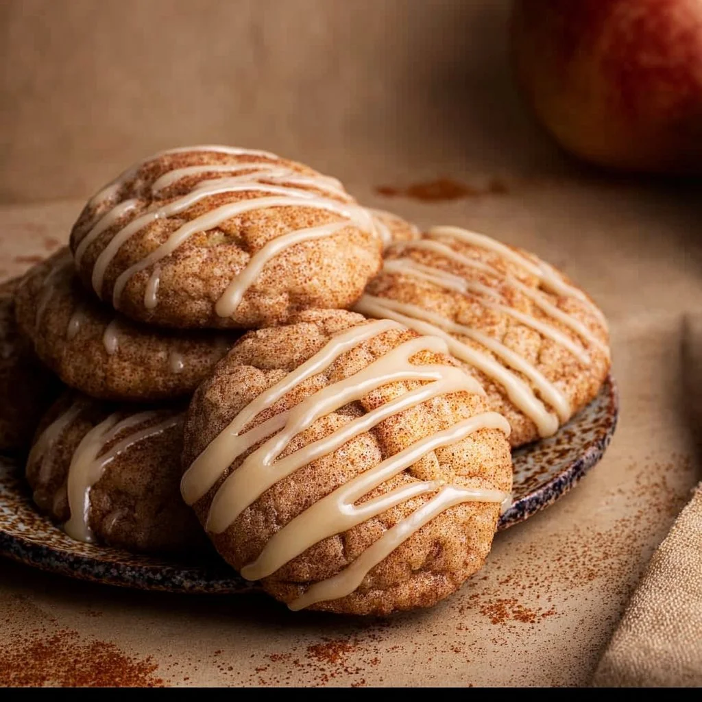 Batch of homemade Apple Spice Chocolate Chip Cookies on a cooling rack