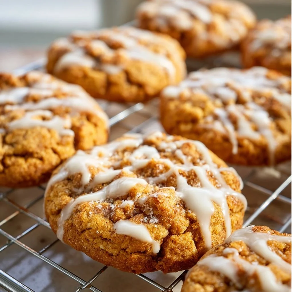 Delicious homemade Coffee Cake Cookies topped with crunchy streusel.