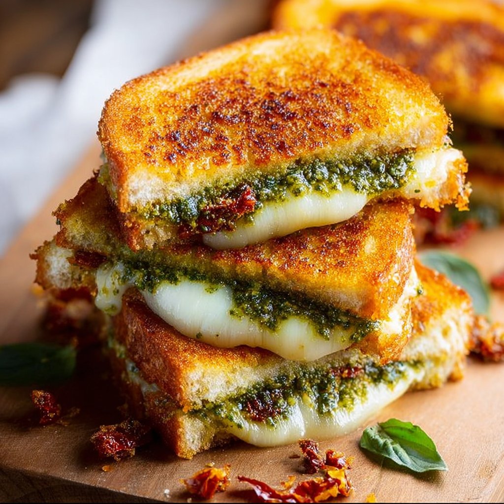 Pesto Grilled Cheese