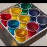 Colorful Jello Shots ready for a party