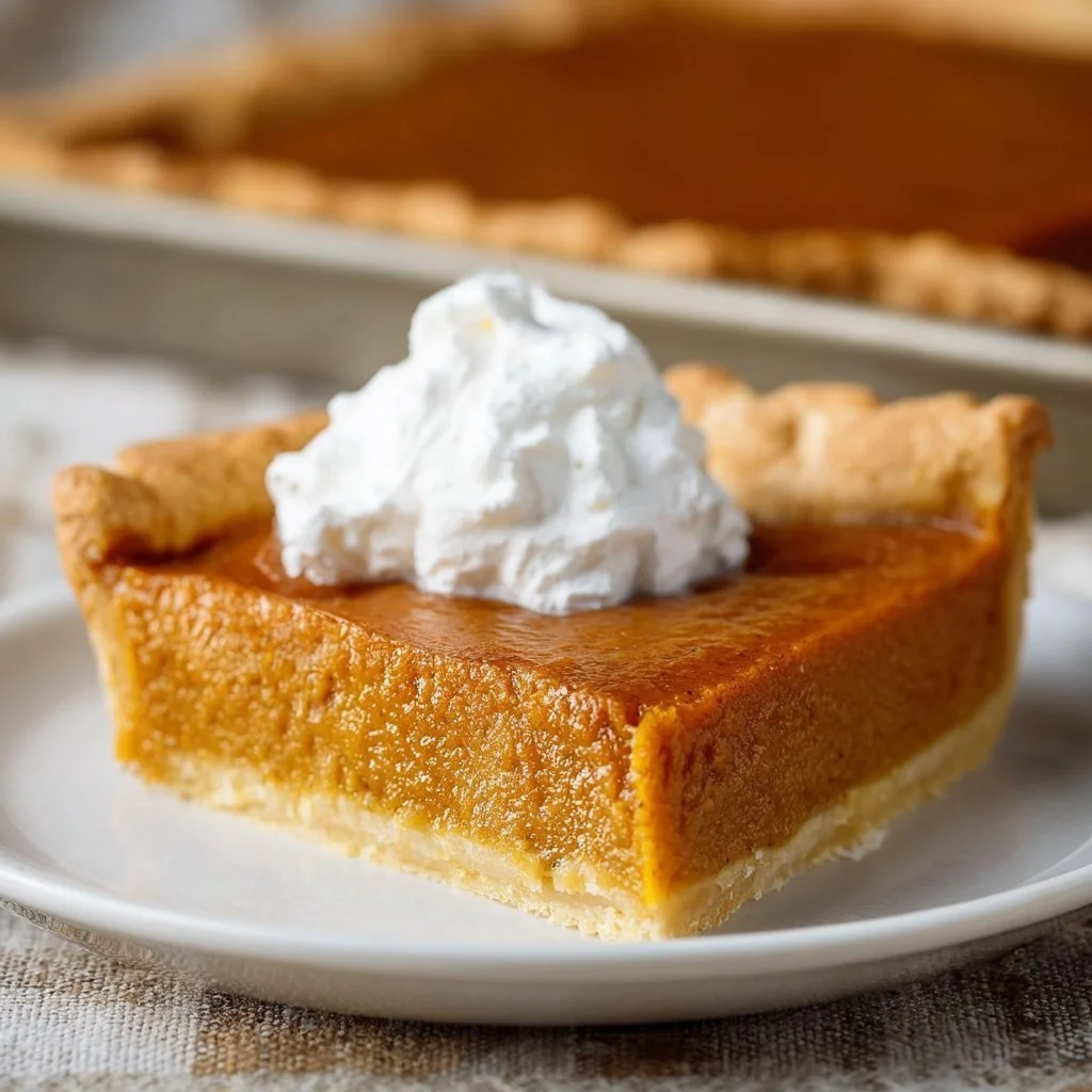 Deliciously spiced pumpkin slab pie ready to warm your autumn gatherings.