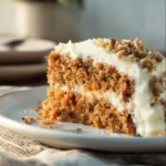 Delicious slice of carrot cake inspired by Cheesecake Factory recipe