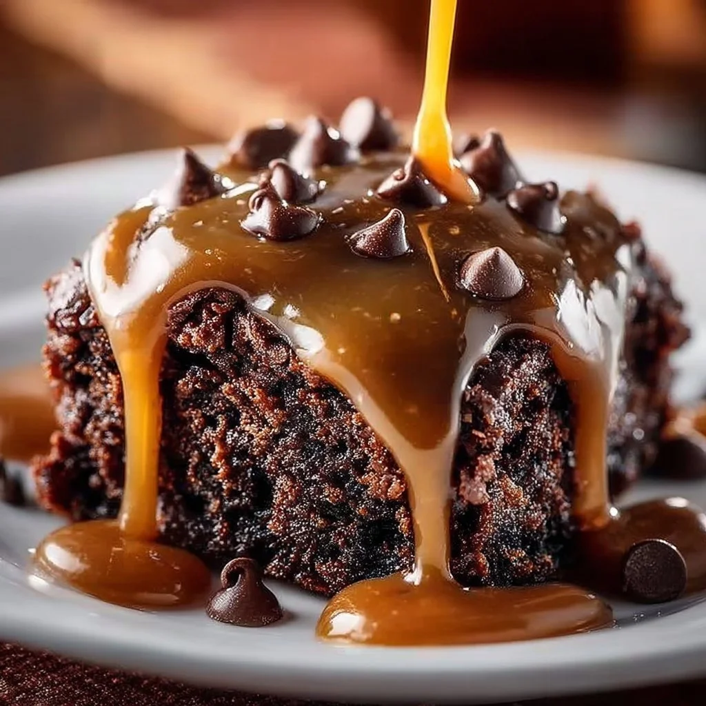 Chocolate Caramel Dump Cake