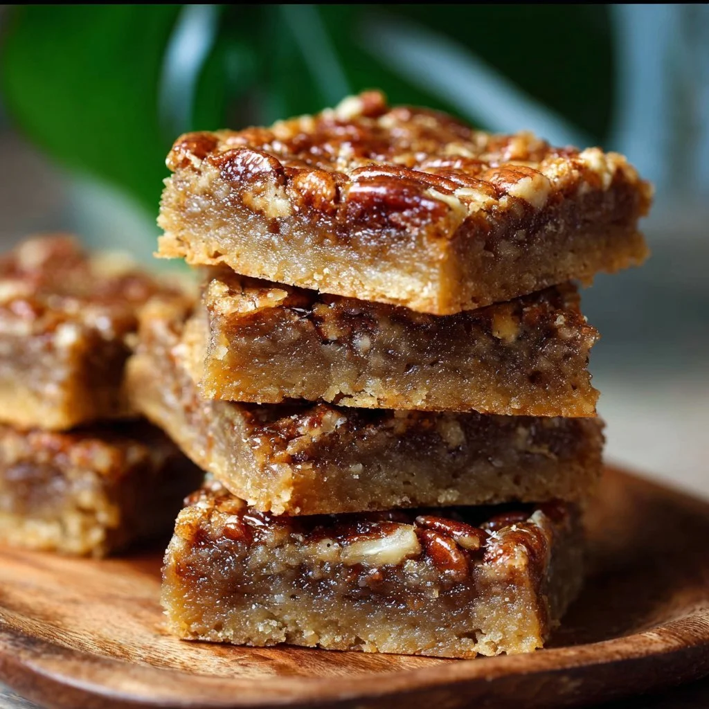 Delicious pecan pie bars with a rich pecan topping and golden crust