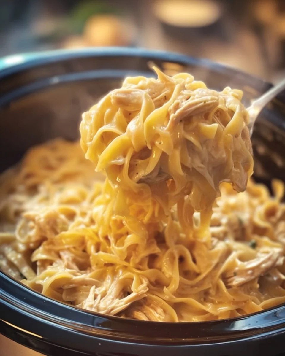 Crockpot Chicken and Noodles