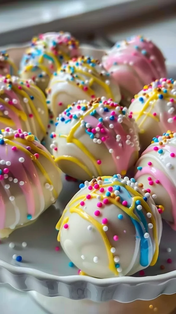 Delicious Easter Egg Oreo Balls decorated for festive celebrations