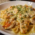 Delicious Mozzarella Garlic Butter Chicken topped with melted cheese