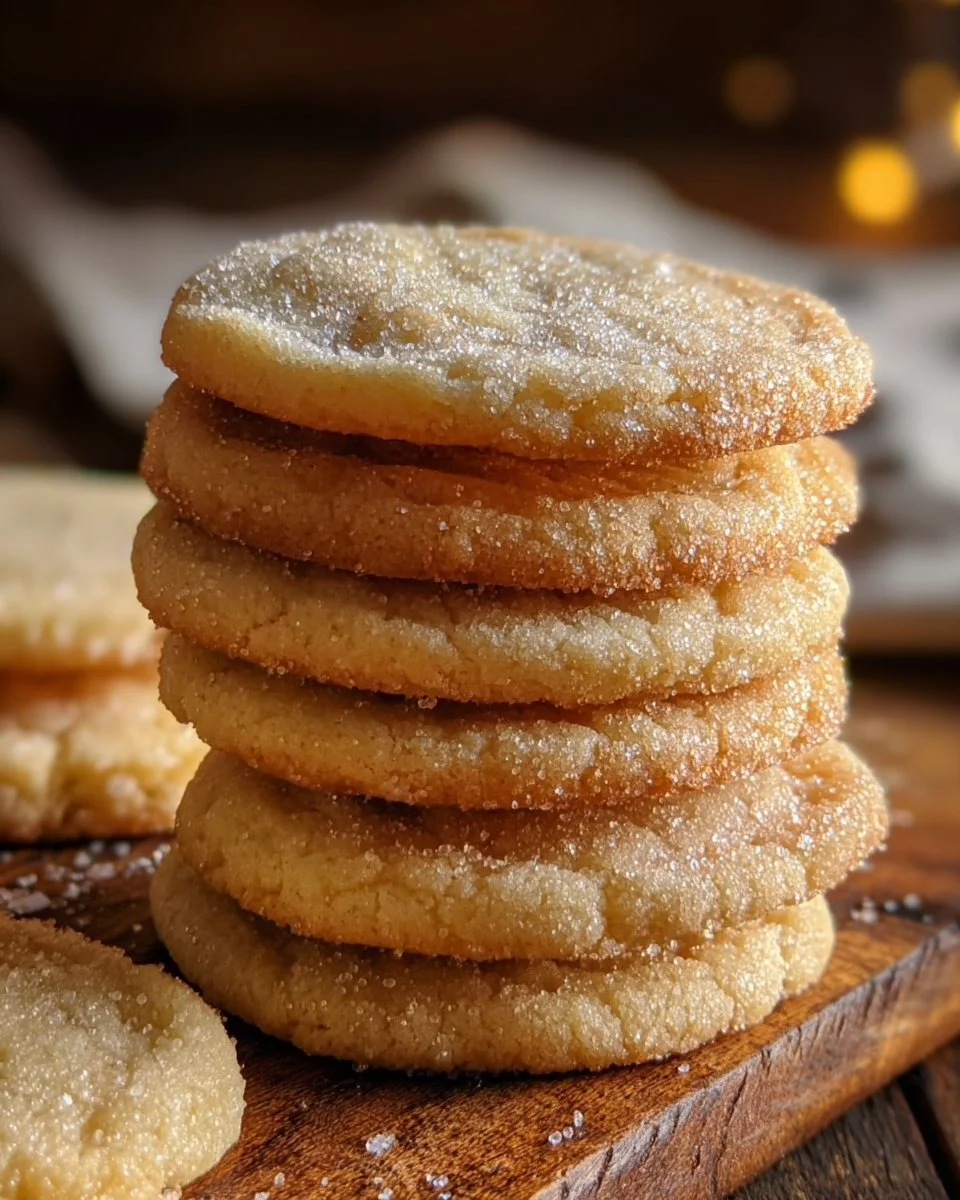 Plate of soft buttermilk sugar cookies topped with sugar.