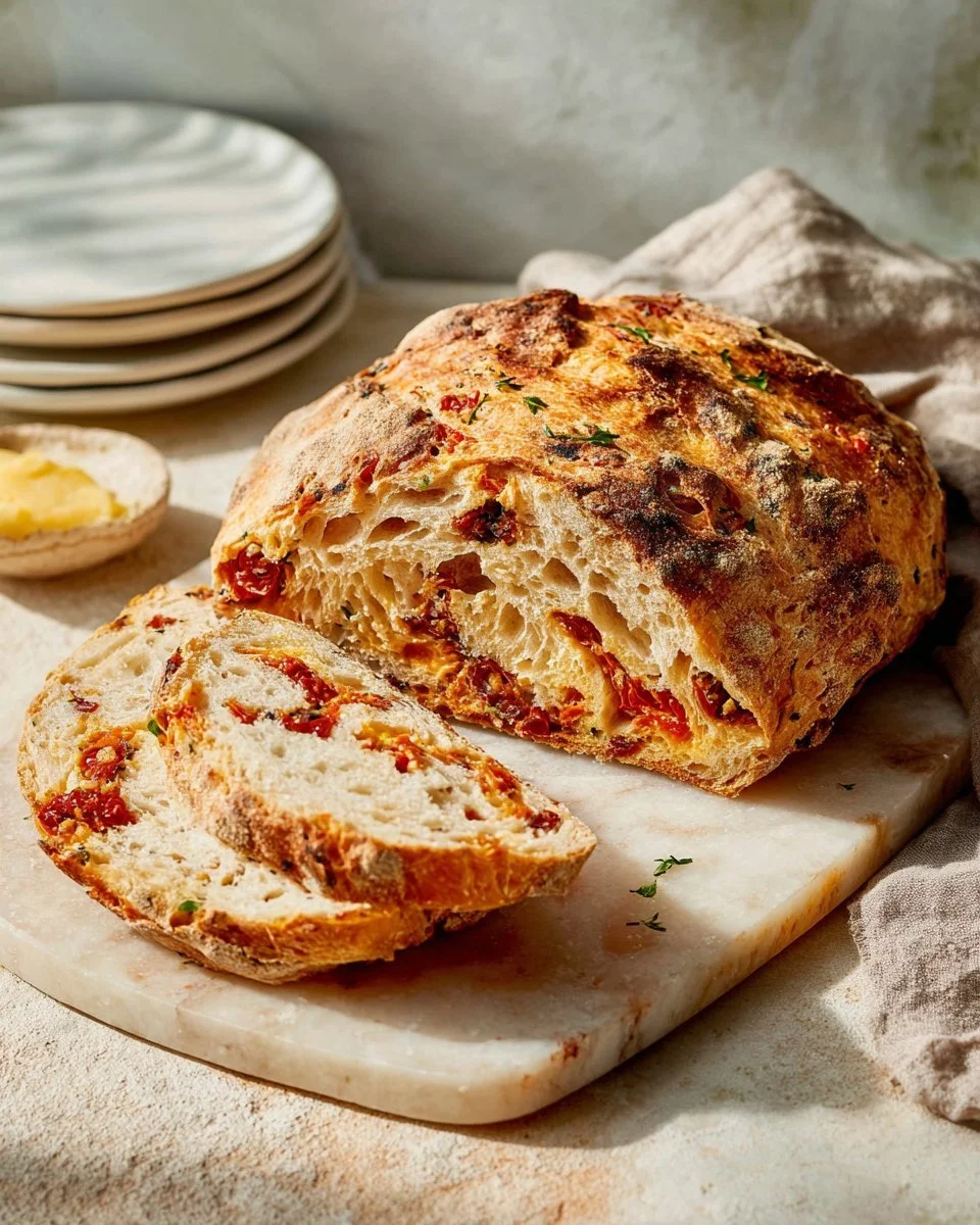 Cheesy pepperoni bread fresh out of the oven, topped with melted cheese and pepperoni slices.