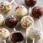 Scrumptious chocolate cake pops decorated for a festive occasion