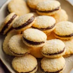 Chocolate Orange Butter Cookies with Ganache Filling