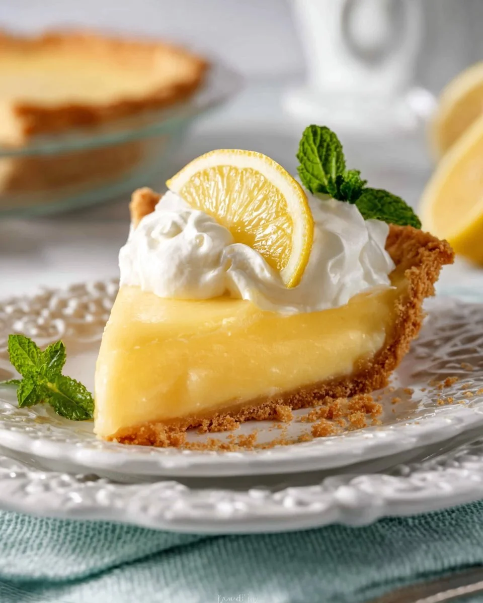 Lemon Almond Pie